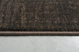 Minimalist Textured Charcoal Brown Argentum Rug Size: 200 x 290cm (63078-3283)-Rugs Direct
