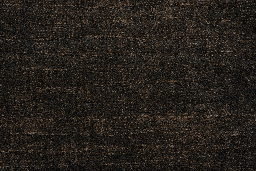 Minimalist Textured Charcoal Brown Argentum Rug Size: 200 x 290cm (63078-3283)-Rugs Direct