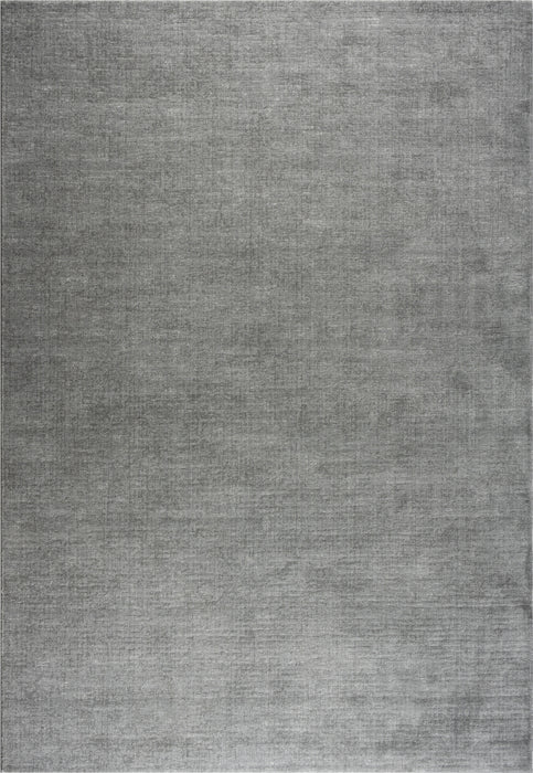 Plain Textured Dove Grey Argentum Rug (63078-7696) - Rugs Direct