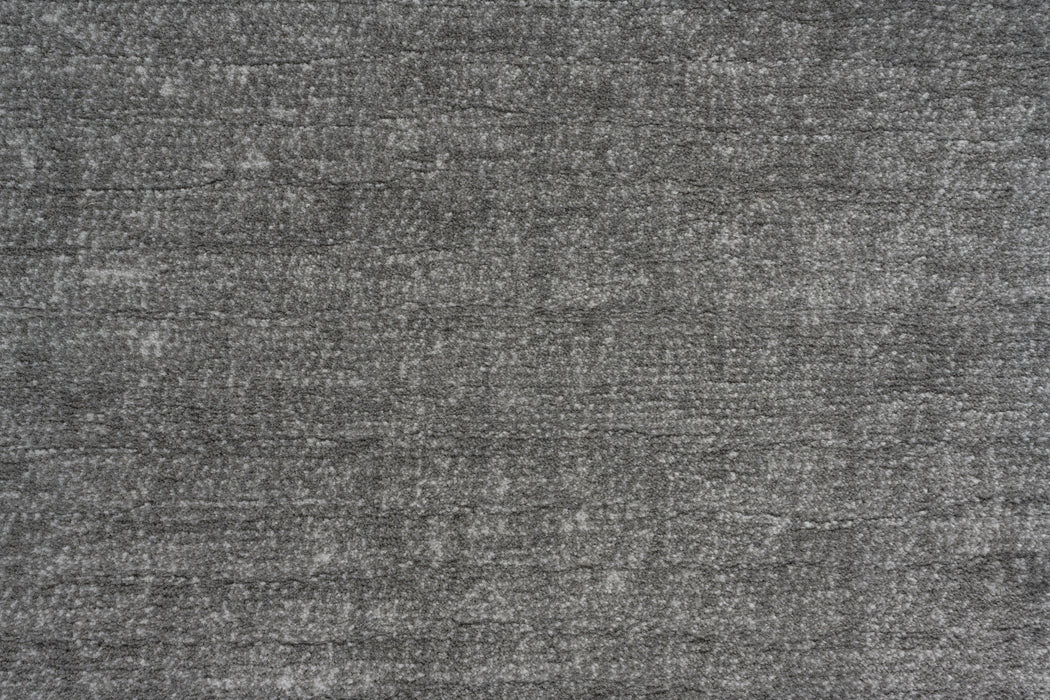 Plain Textured Dove Grey Argentum Rug (63078-7696) - Rugs Direct