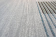 Modern Slate Blue & Sage Geometric Block Argentum Rug Size: 200 x 290cm (63505-5250) - Rugs Direct