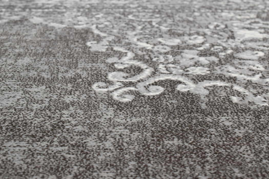 Mastercraft Faded Look Traditional Design Argentum Rug (63512-3696) Size:200 x 290cm- Rugs Direct