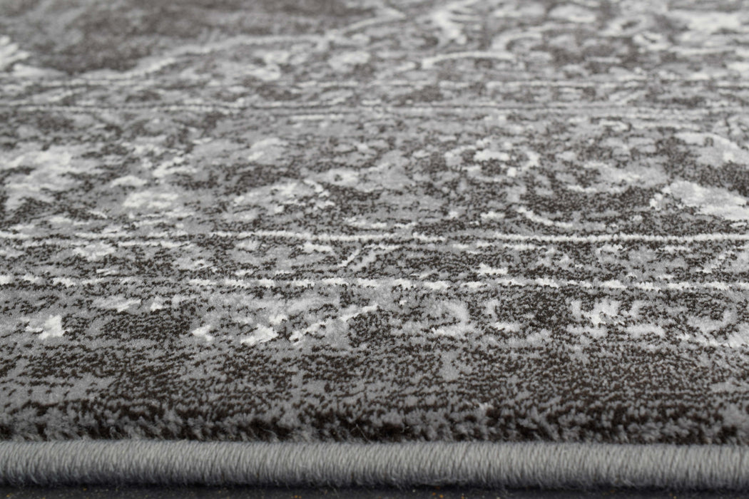 Mastercraft Faded Look Traditional Design Argentum Rug (63512-3696) Size:200 x 290cm- Rugs Direct