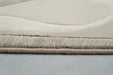 Modern Abstract Design Argentum Pebble Shape Rug Size: 160 x 230cm (63542-6575)