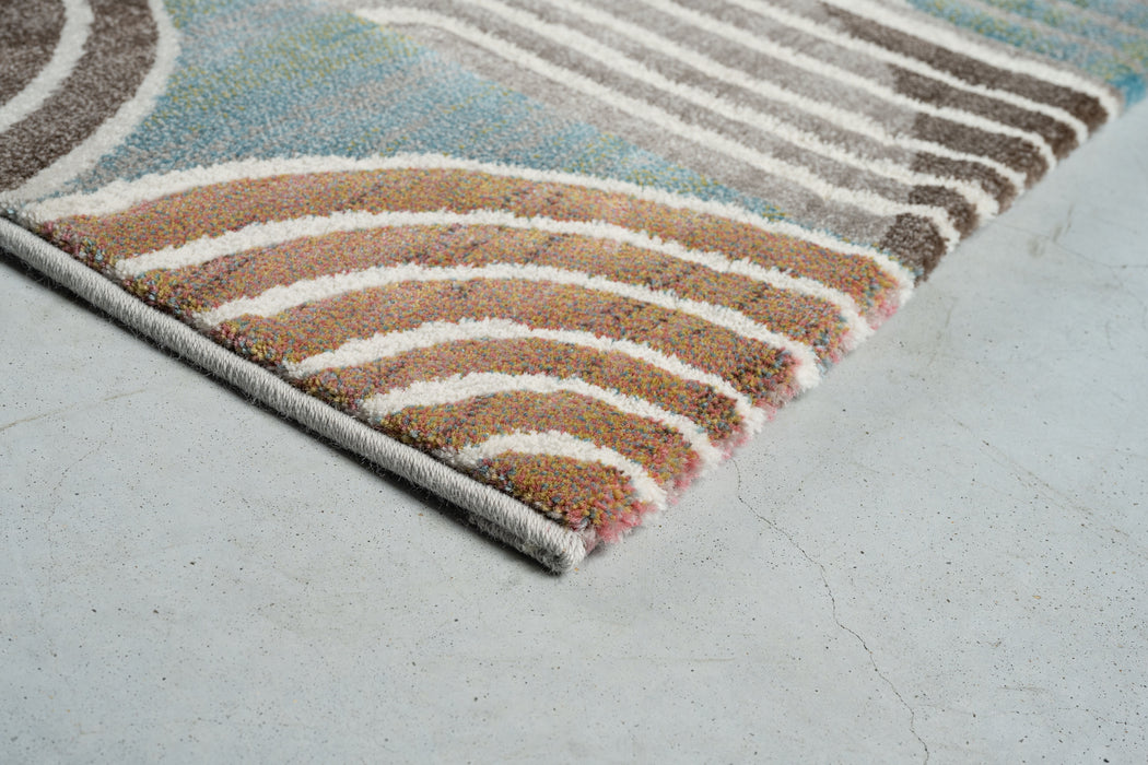 Abstract Design Argentum Rug (63560-6270) Size: 160 x 230cm - Rugs Direct