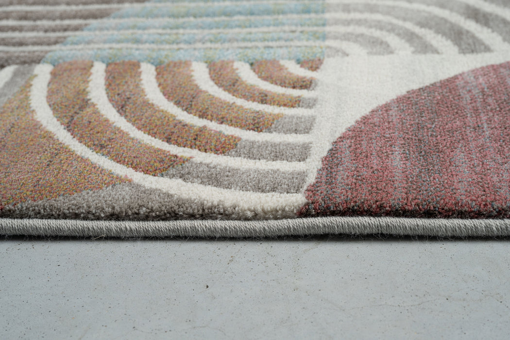 Abstract Design Argentum Rug (63560-6270) Size: 160 x 230cm - Rugs Direct