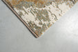 Nordic Warm Taupe & Gold Marble Abstract Argentum Rug (63974-1219) - Rugs Direct