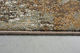 Nordic Warm Taupe & Gold Marble Abstract Argentum Rug (63974-1219) - Rugs Direct