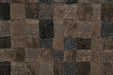 Modern Mocha & Slate Checkerboard Mosaic Argentum Rug Size: 280 x 380cm (63984-3293) - Rugs Direct