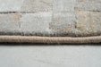Modern Silver & Taupe Checkerboard Argentum Rug Size: 200 x 290cm (63984-7293) - Rugs Direct