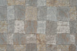 Modern Silver & Taupe Checkerboard Argentum Rug Size: 200 x 290cm (63984-7293) - Rugs Direct