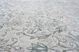 Vintage Floral Pattern Platinum Rug - Rugs Direct