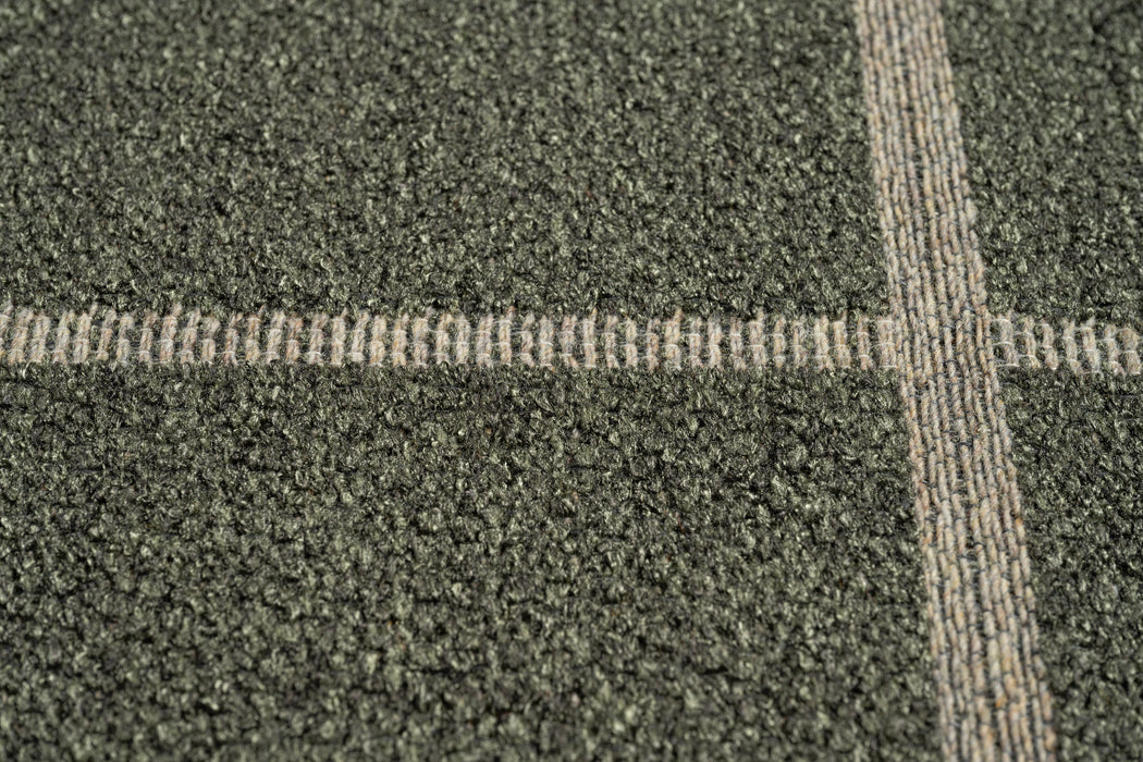 Katana Indoor/Outdoor Moss Green & Beige Flatweave Rug (85002-4001) - Rugs Direct