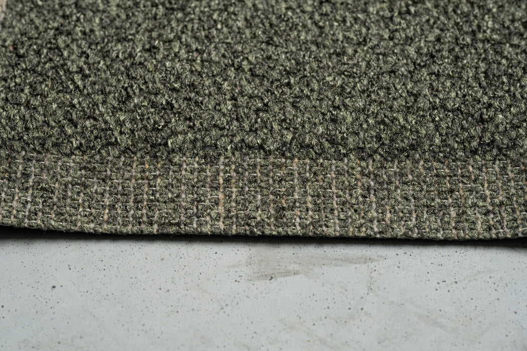 Katana Indoor/Outdoor Moss Green & Beige Flatweave Rug (85002-4001) - Rugs Direct