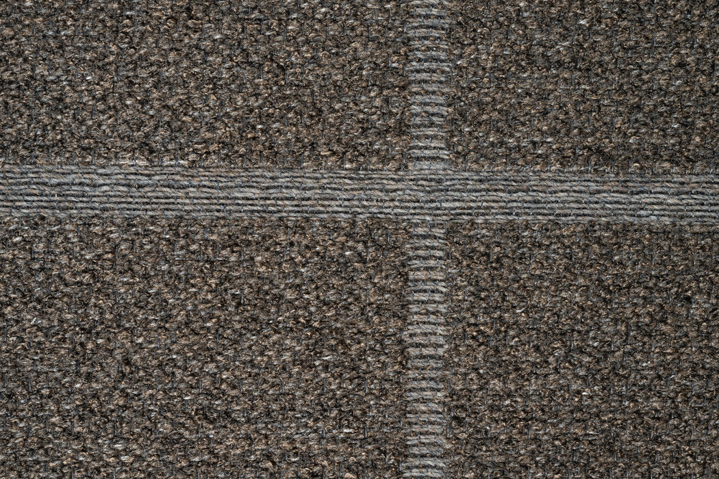 Katana Indoor/Outdoor Charcoal Brown Flatweave Rug (85002-7001) - Rugs Direct