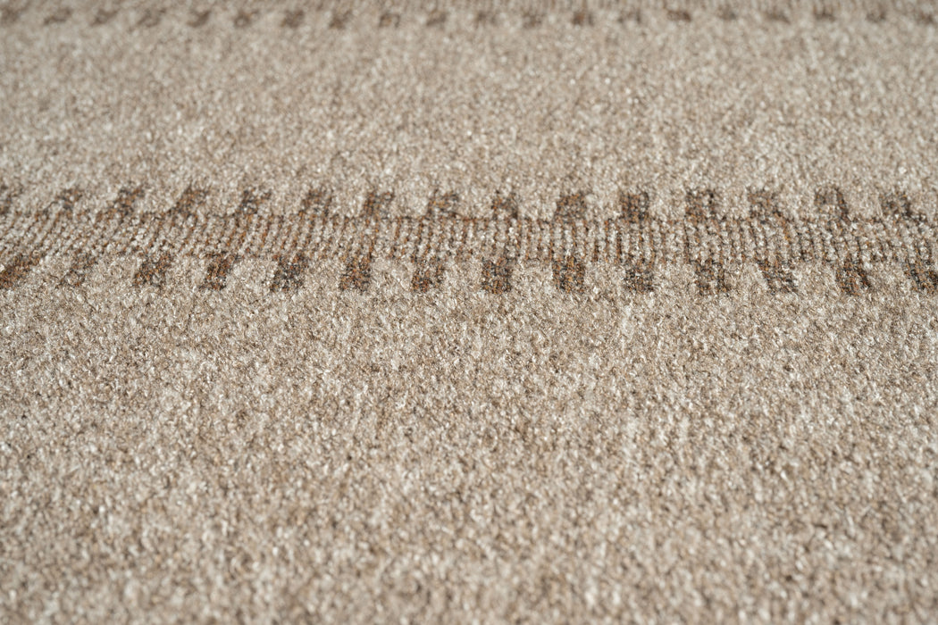 Katana Indoor/Outdoor Beige & Mocha Vertical Stripe Rug (85028-7005)