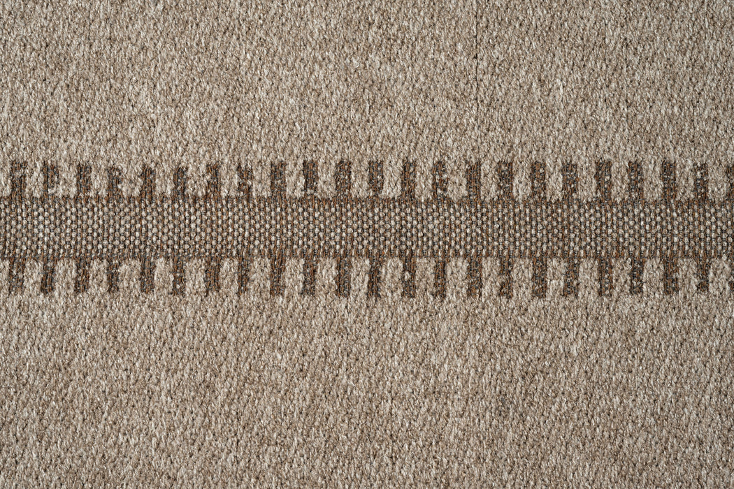 Katana Indoor/Outdoor Beige & Mocha Vertical Stripe Rug (85028-7005)