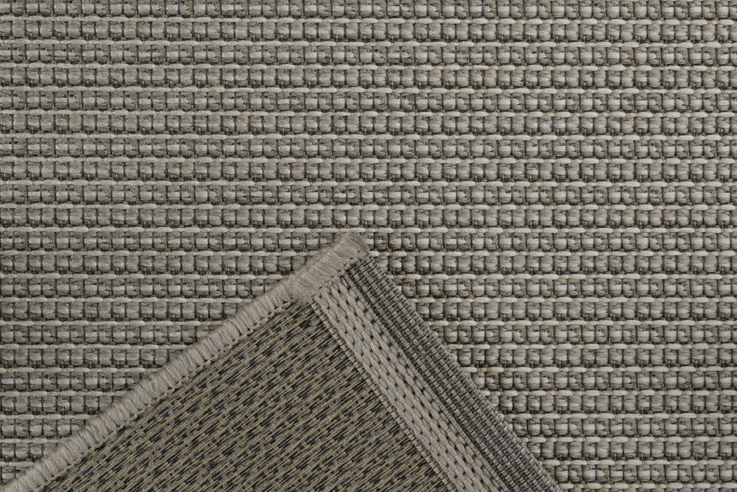 Newport Indoor/Outdoor Modern Textured Flatweave Runner Size: 80cm x 200cm (96001-2001) - Rugs Direct