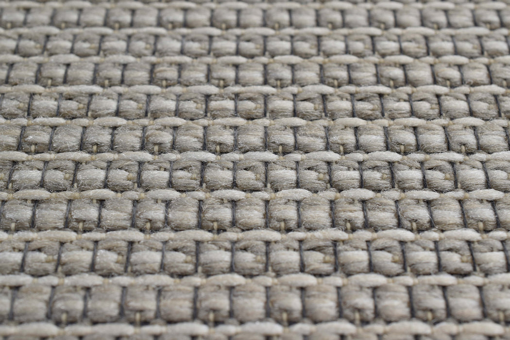 Newport Indoor/Outdoor Modern Textured Flatweave Runner Size: 80cm x 200cm (96001-2001) - Rugs Direct