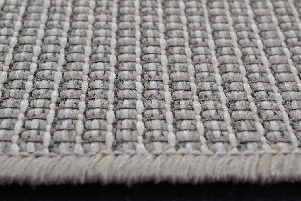 Newport Indoor/Outdoor Modern Textured Flatweave Runner Size: 80cm x 200cm (96001-2001) - Rugs Direct