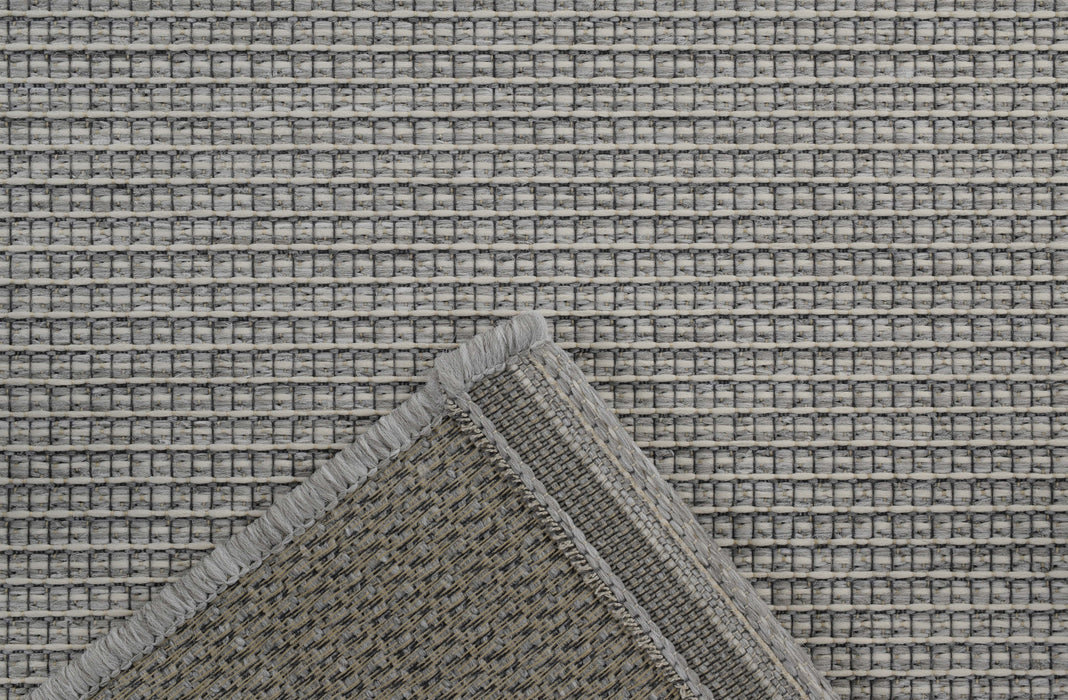 Newport Indoor/Outdoor Modern Textured Flatweave Runner Size: 80cm x 200cm (96001-3001) - Rugs Direct