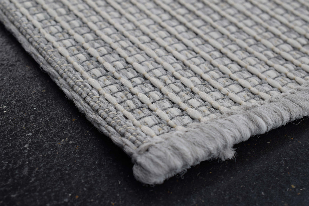 Newport Indoor/Outdoor Modern Textured Flatweave Runner Size: 80cm x 200cm (96001-3001) - Rugs Direct
