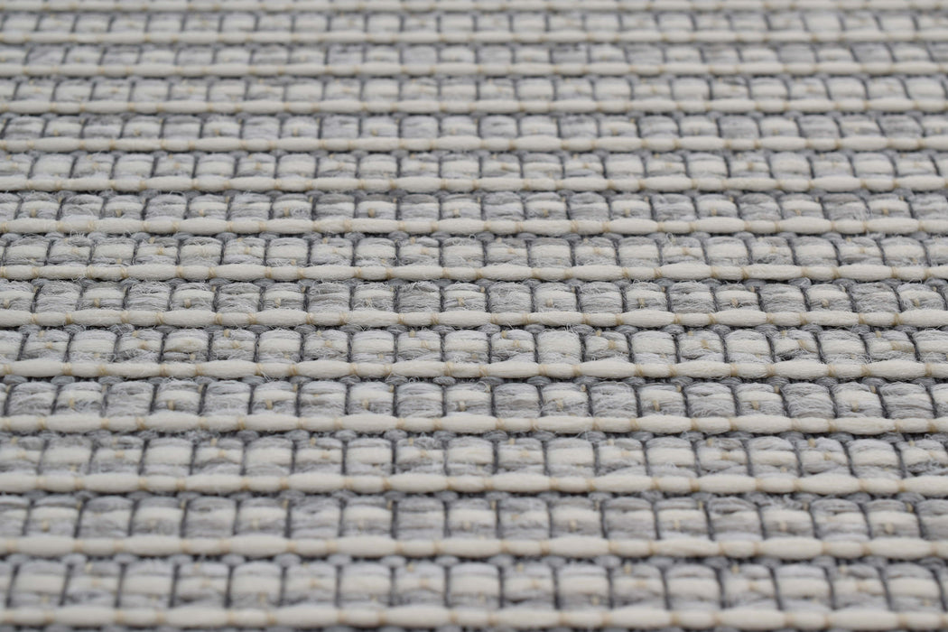 Newport Indoor/Outdoor Modern Textured Flatweave Runner Size: 80cm x 200cm (96001-3001) - Rugs Direct