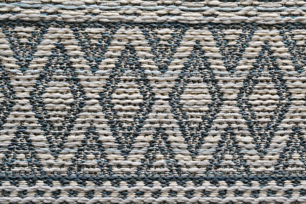 Brighton Indoor/Outdoor Flatweave Rug (98003-5034) Size: 70 x 240cm - Rugs Direct