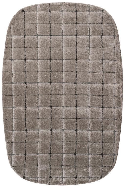 Luxurious Textured Modern Design Masai Rug (14003-2181) Rounded Rectangle-Rugs Direct