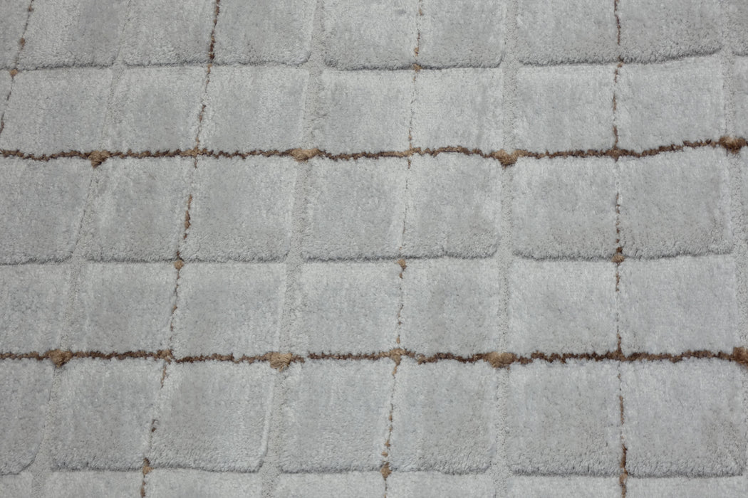 Luxurious Textured Modern Design Masai Round Rug Size: 300 x 300cm (14003-6212)- Rugs Direct NZ