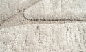 Modern High-Low Carved Stone Lux Textured Masai Round Rug Size: 300 x 300cm (14067-2383) - Rugs Direct