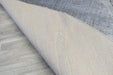 Modern Grey Carved Stone Lux Textured Masai Round Rug Size: 300 x 300cm (14067-5171)- Rugs Direct NZ