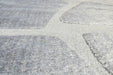Modern Grey Carved Stone Lux Textured Masai Round Rug Size: 300 x 300cm (14067-5171)- Rugs Direct NZ