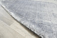 Modern Grey Carved Stone Lux Textured Masai Round Rug Size: 300 x 300cm (14067-5171)- Rugs Direct NZ