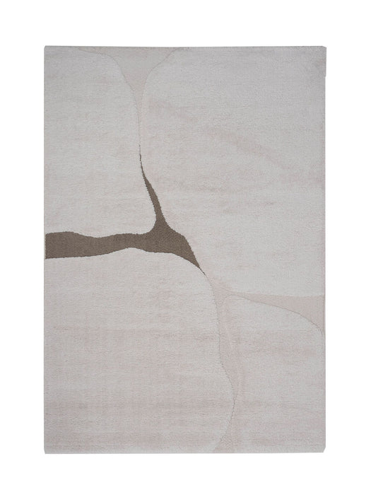 Luxe Textured Abstract Ridge Masai Rug Size: 200x290cm (14077-6292) - Rugs Direct