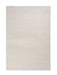 Minimalist Plain Textured Off-White Mehari Shaggy Rug (23001-6268) - Rugs Direct