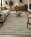 Thick Modern Beige Colour Shaggy Rug Size: 133 x 195cm- Rugs Direct NZ