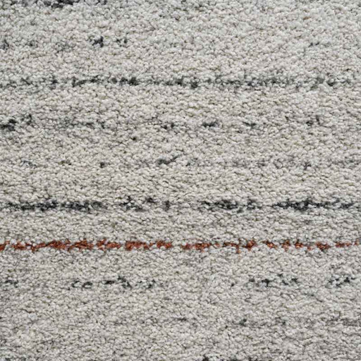 Modern Design Cream Natural Tones Mehari Shaggy Rug (23264-6767) Size: 240 x 300cm- Rugs Direct