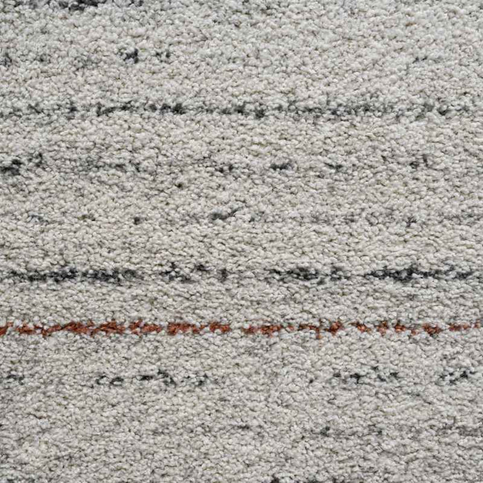 Modern Design Cream Natural Tones Mehari Shaggy Rug (23264-6767) Size: 240 x 300cm- Rugs Direct