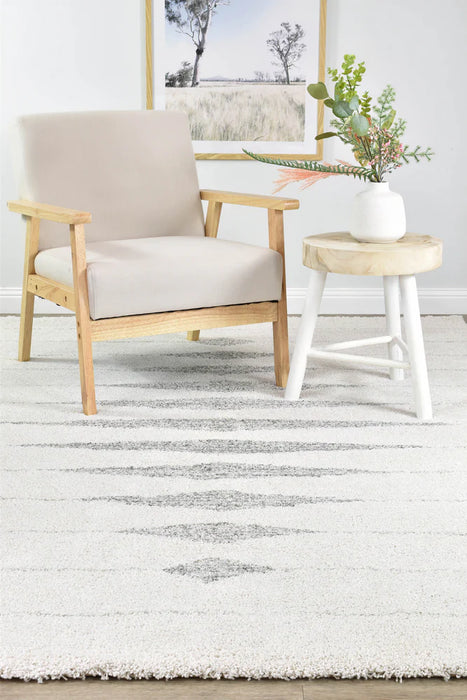 Mehari Abstract Modern Shaggy Rugs - Rugs Direct