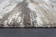 Abstract Design Earth Tones Mehari Shaggy Rug (23381-6747) Size: 240 x 300cm- Rugs Direct