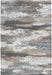 Abstract Design Earth Tones Mehari Shaggy Rug (23381-6747) Size: 240 x 300cm- Rugs Direct