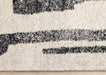 Modern Graphic Cream and Black Mehari Rug (23403-6258) Size: 200 x 290cm- Rugs Direct
