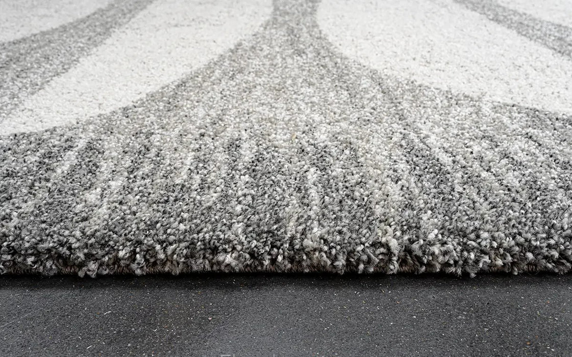 Contemporary Nordic Design Mehari Shaggy Rug (23415-5262)-Rugs Direct