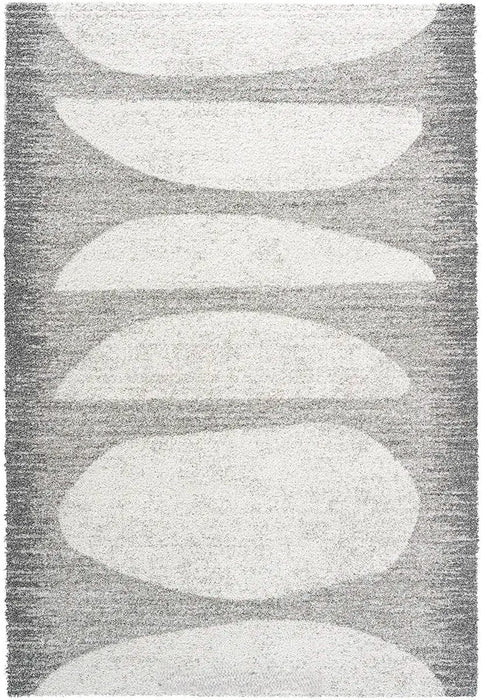 Contemporary Nordic Design Mehari Shaggy Rug (23415-5262)-Rugs Direct
