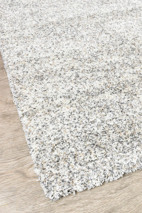 Mehari Speckled Beige Shaggy Rug - Rugs Direct