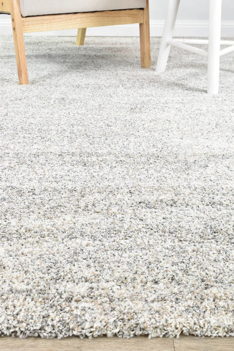 Mehari Speckled Beige Shaggy Rug - Rugs Direct