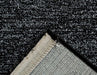Abrash Design Charcoal and Off White Colour Rug - Rugs Direct