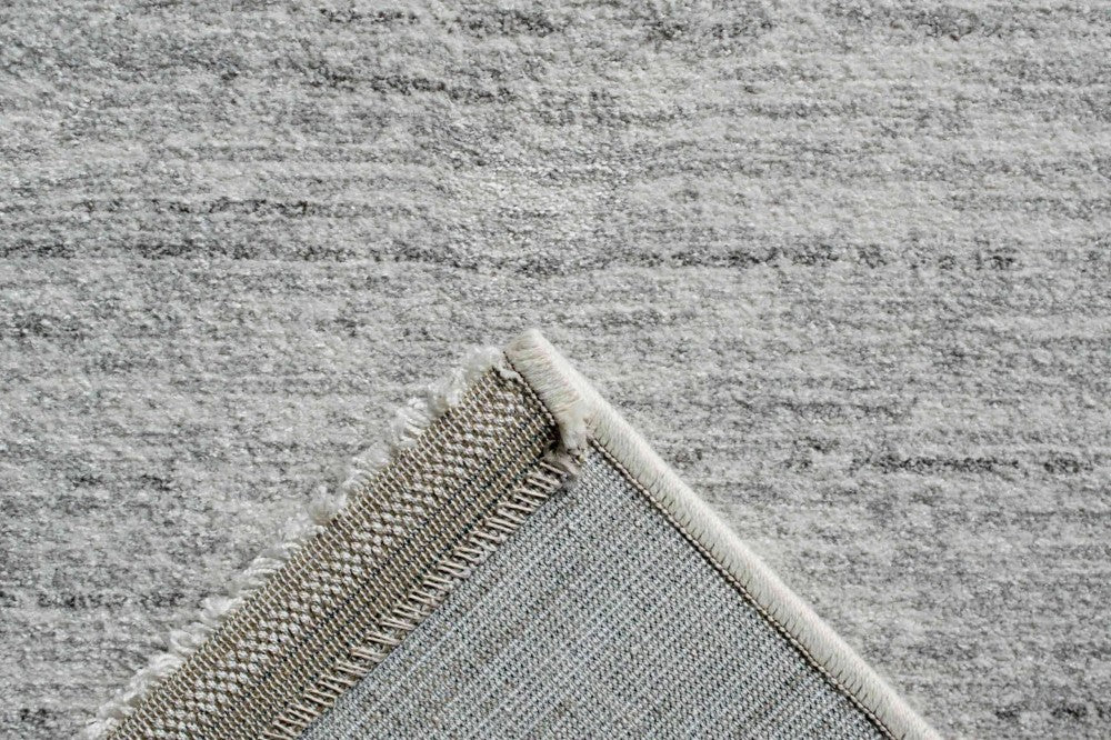 Abrash Design Grey and Light Grey Colour Rug - Rugs Direct
