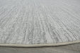 Abrash Design Off White and Light Grey Nomad Round Rug Size: 240 x 240cm (26004-6252))-Rugs Direct 